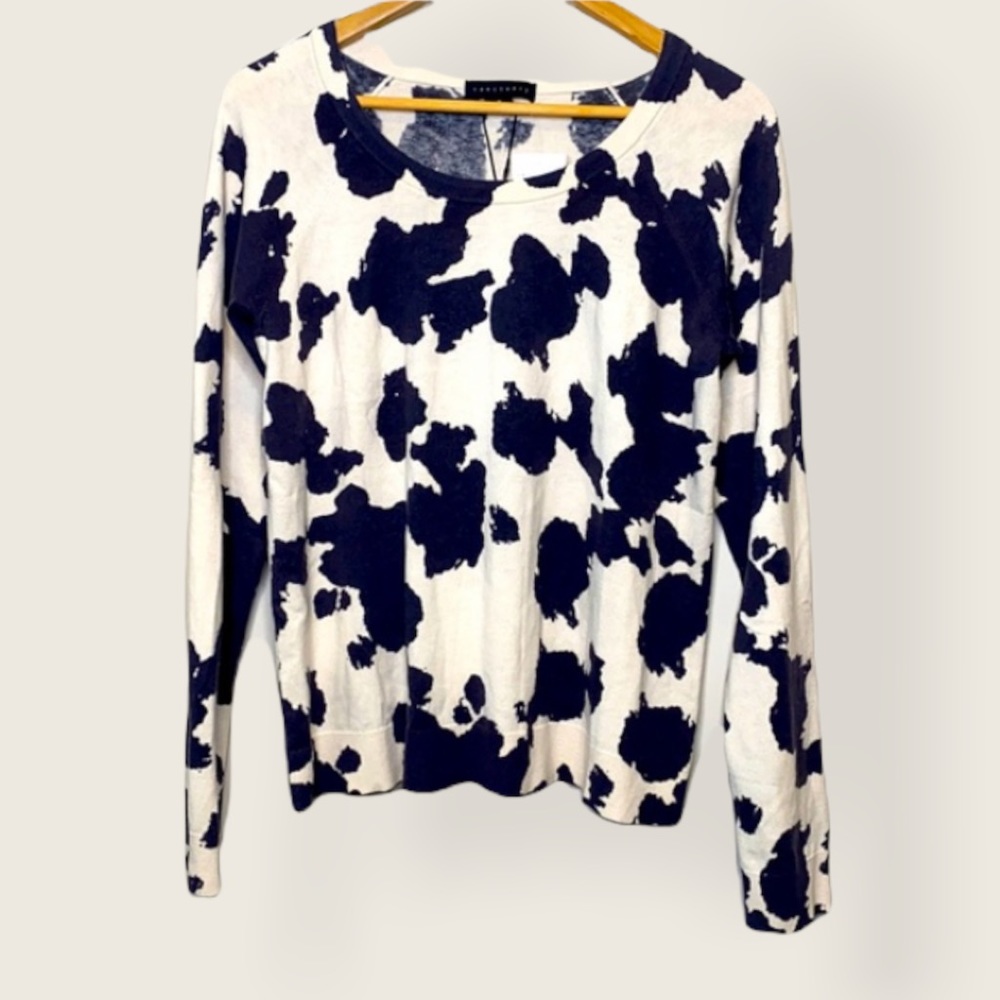 Sanctuary Printed Crewneck Sweater